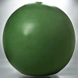 Vtg Yummi 2.8" Hunter Green Sphere/Ball Candle